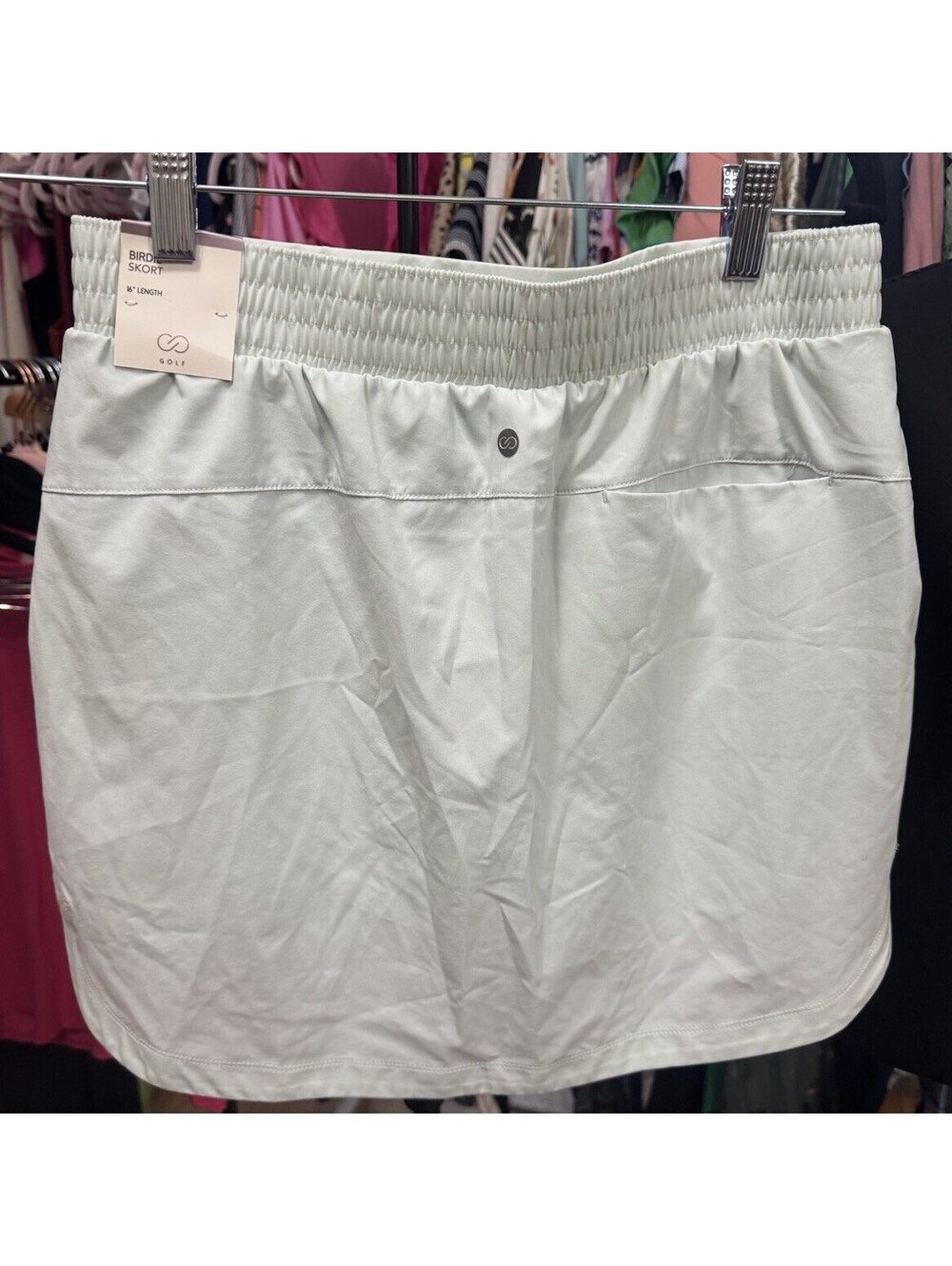 CALIA Golf Birdie Skort Women Small Mint Candy 16” Built In Shorts NWT $64